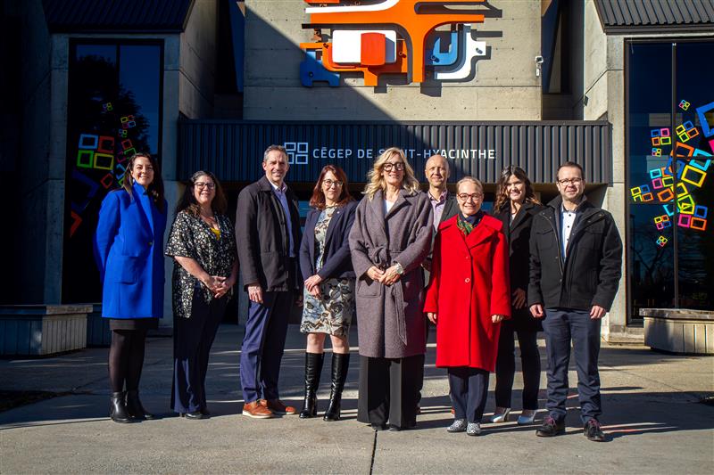 Visite de la sous-ministre de l’Enseignement supérieur au Cégep de Saint-Hyacinthe